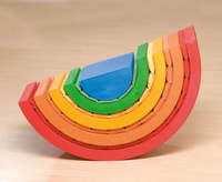 Zestaw tkaninowych materacy motorycznych w kolorach tęczy zestaw uzupełniający do Tęczowego tunelu 220028 Pilch