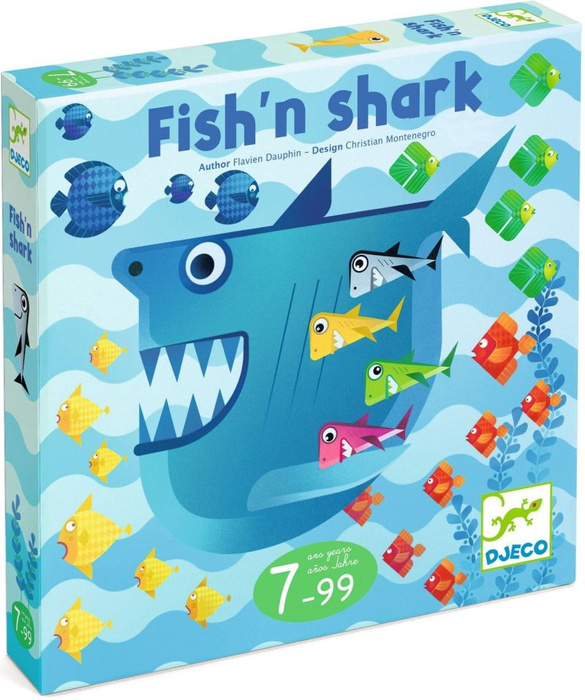 Planszowa gra strategiczna Fish'n Shark Djeco DJ00805