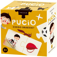 Pucio. Puzzle: Czego brakuje? Nasza Księgarnia, puzzle dla dzieci