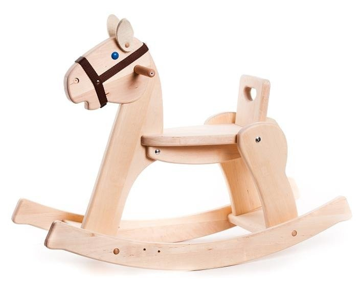 Koń na biegunach "Filip", 52460-Bajo - zabawki drewniane