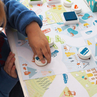 Zestaw artystyczny malowanie stempelkami Zwierzęta Djeco DJ09953