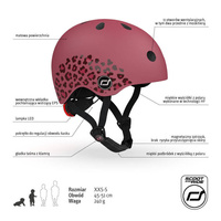 Kask XXS-S dla dzieci 1-5 lat Wildcat SCOOTANDRIDE 