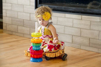 Zakręcona wieża sensoryczna MiniSpinny Fa110-1 Fat Brain Toys, zabawki sensoryczne