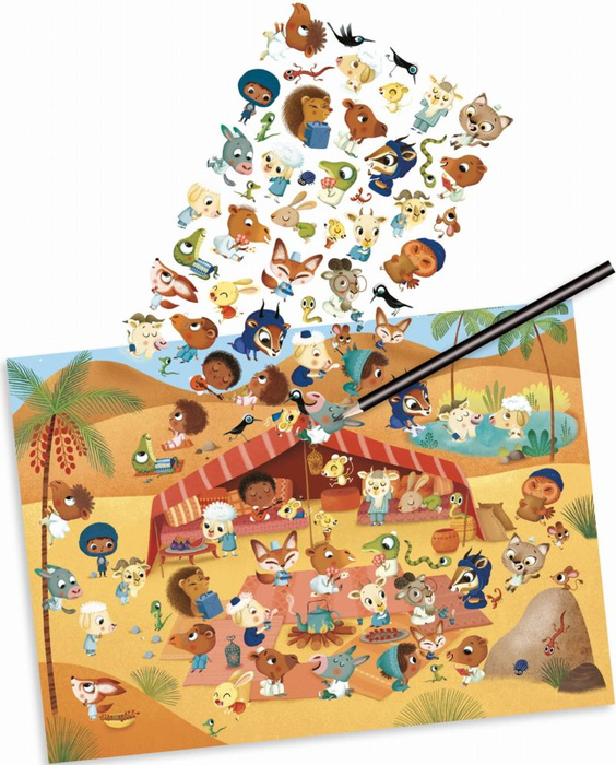 Zestaw kalkomanii Krainy Djeco DJ09560