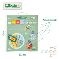 Miękka tablica aktywizująca Mój pierwszy kalendarz Lilliputiens 83894