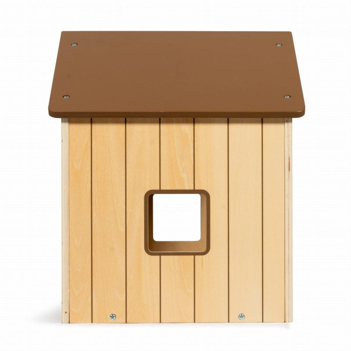 Drewniany domek dla piesków buda z akcesoriami do karmienia Astrup 84628