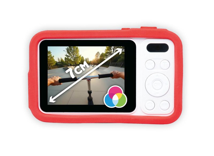 Aparat 2w1 Kamera na rower i kask Autofokus Zoom 16x kolorowy wyświetlacz CamPro Buki PV010