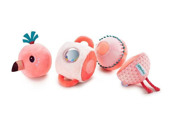 Pluszowy 4-elementowy wałek dźwiękowy Flaming Anais 83205-Lilliputiens