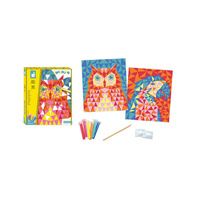 Zestaw kreatywny dla artystów Piasek Ptaki Misterix J07977 Janod