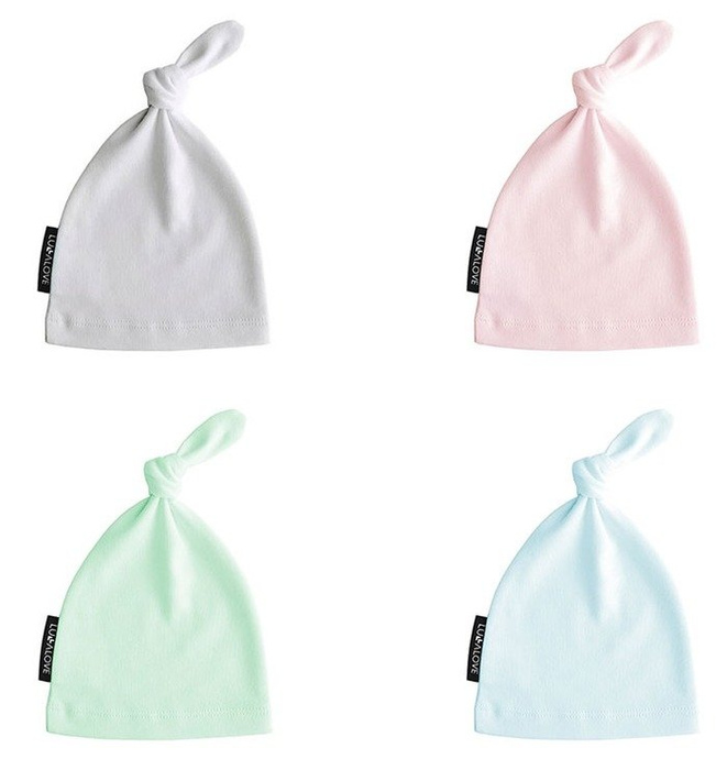 Czapeczka krasnala 0-3 Mięta LL0768-Lullalove, wyprawka dla niemowlaka