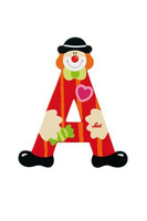 Głoska Clown "A", 81737-Sevi, nauka literek dla dzieci, alfabet