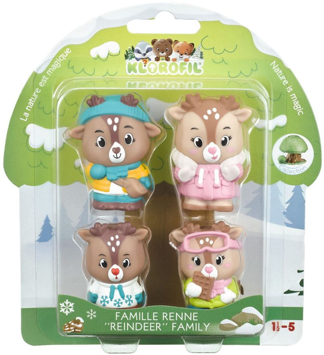 Rodzina reniferów Renne Klorofil 700308 figurki zwierząt dla dzieci