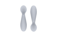 Komplet pierwszych naczyń silikonowych First Foods Set pastelowa szarość EUFFP003-EZPZ