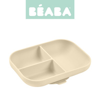 Silikonowy trójdzielny talerz z przyssawką Clay Beaba 913614