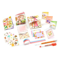 Segregator z zestawem papierniczym Tinou Djeco DD03507 kreatywna zabawa dla dzieci