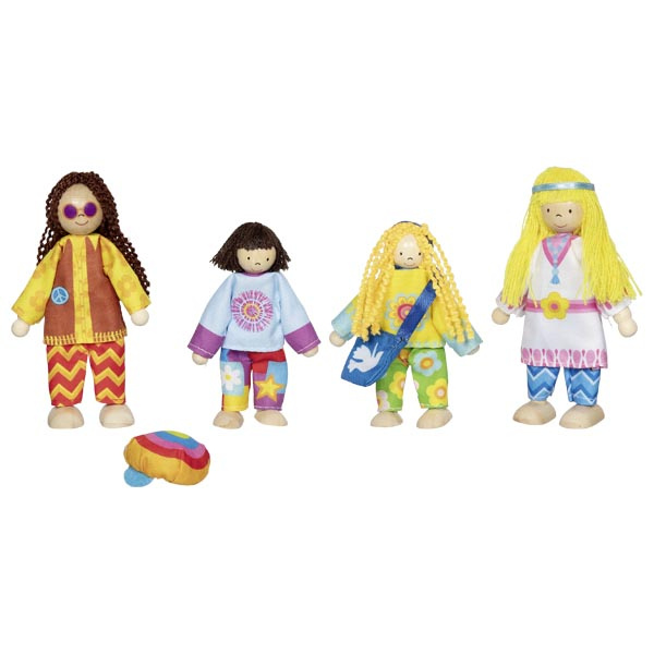 Laleczki drewniane Rodzina Love & Harmony Goki 51442