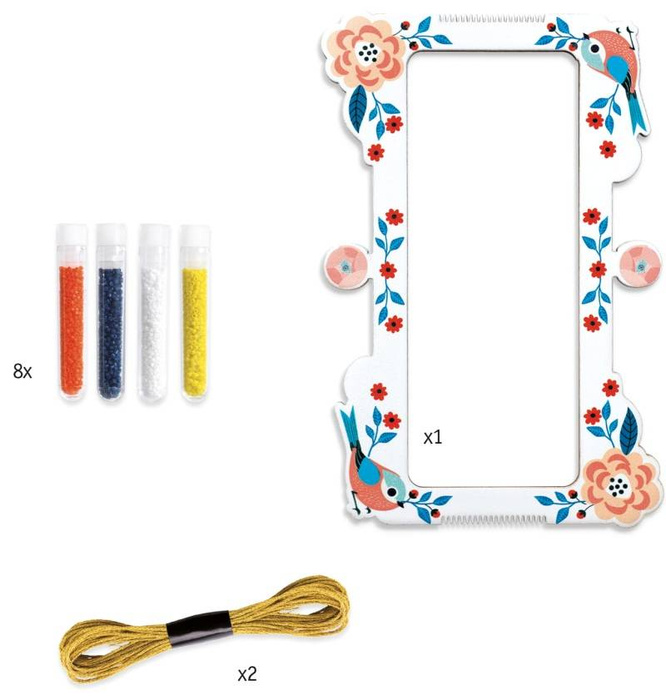 Koraliki do nawlekania Mikro perełki DJ09838-Djeco, biżuteria dla dzieci