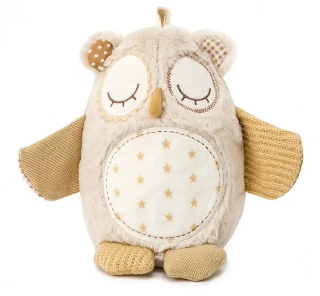 Szumiąca przytulanka z czujnikiem dźwięku i pozytywką Sowa Nighty Night Owl Smart Sensor Cloud b®