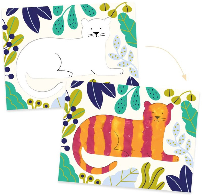 Zestaw artystyczny malowanie palcami Ocean Djeco DJ09858