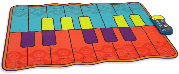 Boogie Woogie Mat mata muzyczna pianino podłogowe B.Toys BX2114 taniec i miksowanie muzyki