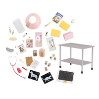 Lecznica weterynaryjna z wyposażeniem Healthy Paws Vet Clinic Our Generation BD35140Z