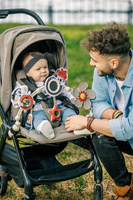 Łuk z sensorycznymi zabawkami dla niemowląt Tiny Love TL1405400030 Tiny Rockers Grzechotki do wózka 