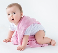 Bambusowy koc Candy pink różowy LL0362-Lullalove, kocyki dla dzieci