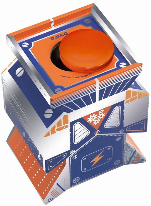 Drewniana skarbona dla dzieci Robot Djeco DD03340