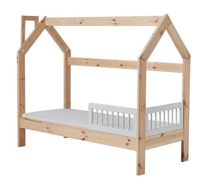 Biała Barierka Classic 2 sztuki 160x70 Pinio Łóżka Domki