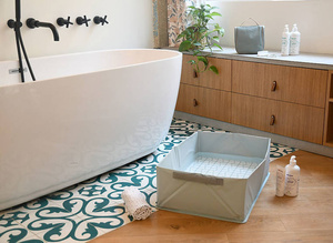 Składana wanienka Cameleo Pop Up Bath Green Blue Beaba 920372