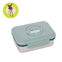 Stalowy Lunchbox Adventure Bus 1210029462-Lassig, pudełka śniadaniowe dla dzieci 