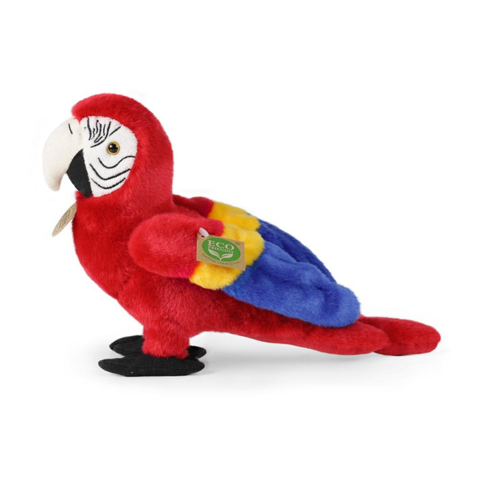 Pluszowa papuga Ara czerwona 24 cm Rappa 195028