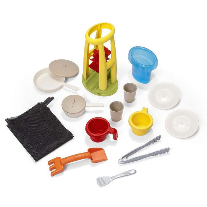 Przestronne Patio z baldachimem Step2 8741 Grill z akcesoriami dla dzieci do sensorycznej zabawy