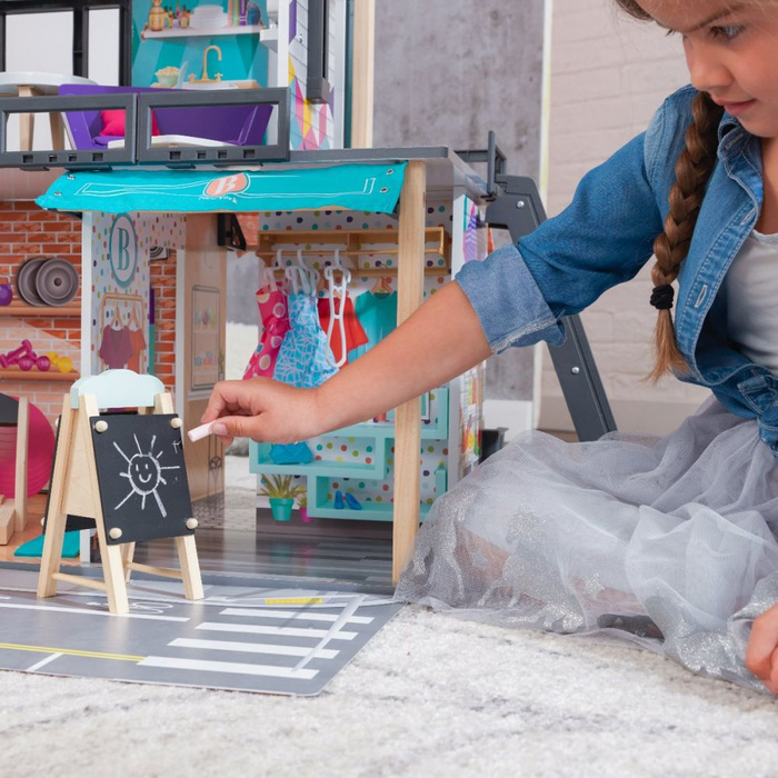 Domek dla lalek Wieżowiec Bianka City Life KK65989- KidKraft, dla dziewczynek