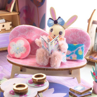 Mini domek dla lalek drewniany Zrób to sam Mi House Rosie Djeco DJ08033