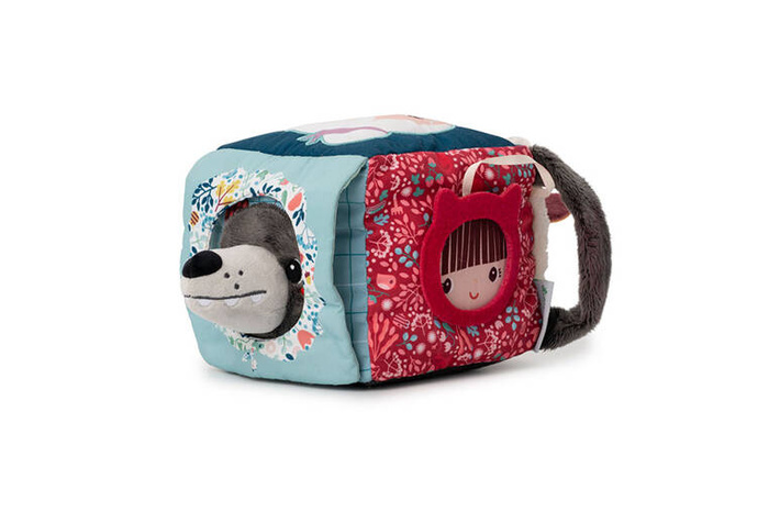 Dźwiękowa kostka aktywizująca wielofunkcyjna miękka Wilk Louis 83464 Lilliputiens