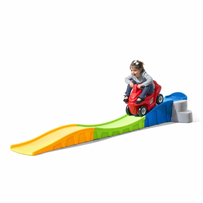 Kolejka Górska STEP2 8633 bezpieczny Tor z czerwonym jeździkiem do zjazdów dla dzieci