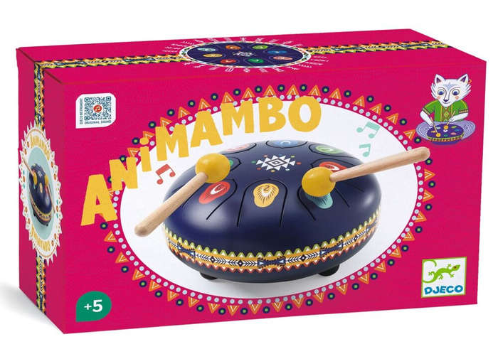 Bębenek językowy Djeco DJ06035 instrumenty dla dzieci