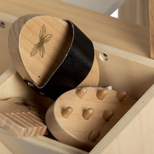 Zestaw do pielęgnacji konia 8 elementów akcesoria do Hobby Horse Astrup 84229