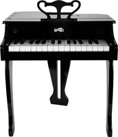 Klasyczny fortepian dla dzieci z akcesoriami i otwieraną pokrywą Small Foot 12622 instrumenty muzyczne