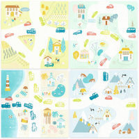 Zestaw artystyczny malowanie stempelkami Pojazdy Djeco DJ09952