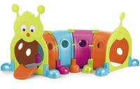 Kolorowy Tunel Gąsienica FEBER 09596 modułowy Plac Zabaw do aktywności dla dzieci