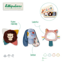 Zestaw rozwijający zmysły Lilliputiens 83587 multisensoryczny Piesek Jules dla niemowląt