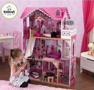 Domek dla lalek "Amelia", Kidkraft - zabawki drewniane