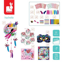 Multi - zestaw kreatywny 11 dekoracji Tukan 7+, Janod J07888