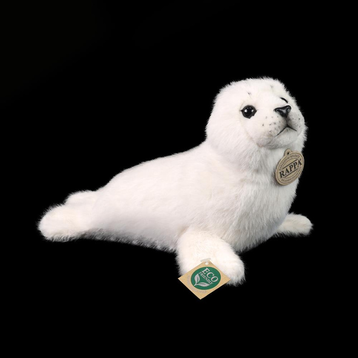 Pluszowa foka biała 30 cm Rappa 240155
