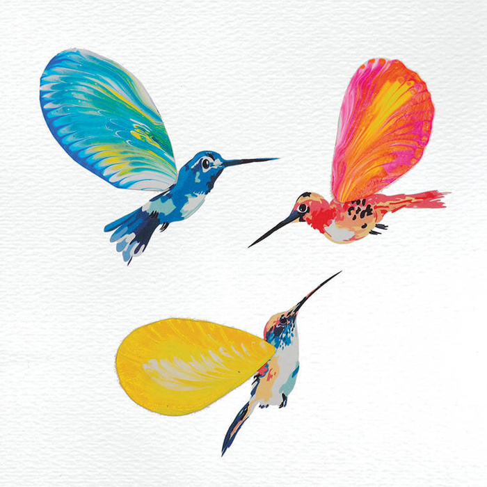 Artystyczny zestaw kreatywny 5 projektów Malowanie łańcuszkiem Pouring painting Kwiaty I love creativity Janod J07738