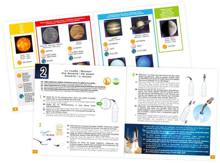 Nauka i zabawa dla dzieci Mini lab Kosmos 3014 Buki