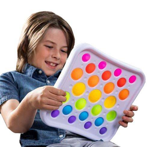 Dimpl Pops Deluxe zabawka stymulująca Bąbelki FA336-1 Fat Brain Toys, zabawki rozwojowe