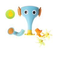 Niebieski Słoń Yookidoo 40205 edukacyjna zabawka do kąpieli z akcesoriami dla dzieci